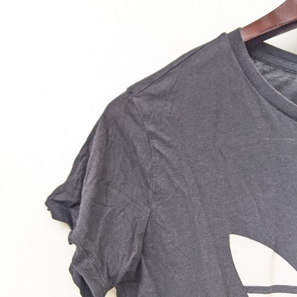 Adidas Originals Trefoil Logo Tee Black XS - Picture 2 of 7